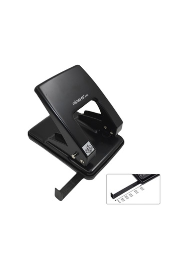 Mimaks X-40 Büyük Boy Metal Delgeç Arşiv Tipi 40 Sayfa Kapasiteli Siyah