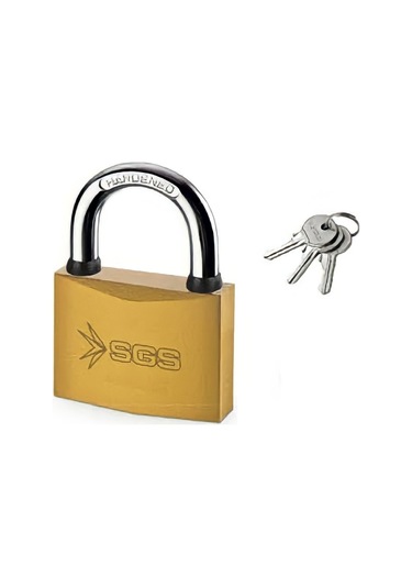 Sgs Asma Kilit Sarı Boyalı 50mm Sgs1344