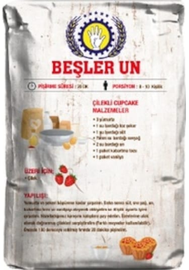 Beşler Pastalık Böreklik Buğday Unu 5 KG
