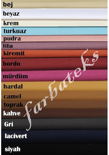 Rustik Perdesi - Kuşgözü Perde - 13 Farklı Renk Perde