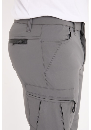 Camp532 Outdoor Tactical Su İticili Likralı Yazlık Erkek Taktik Pantolon Gri