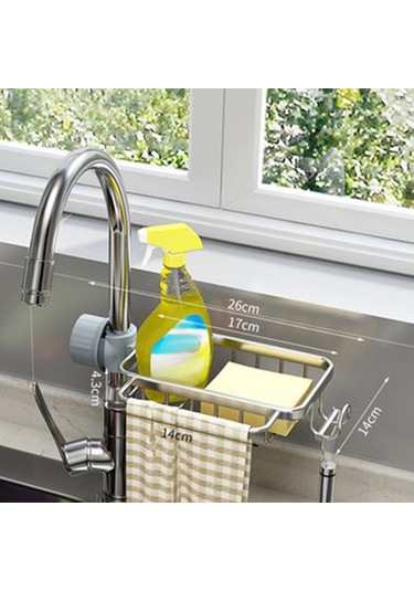 Suntek Mutfak, Çamaşır Odası, Dinlenme Gümüş-26cmx14cm Gümüş 26cmx14cm