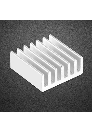 Kangvka 12 Adet 14x14x6mm Alüminyum Isı Emici, Arka Yapışkanlı, Yüksek Isıiletkenliği, Led Ve Bilgisayar Donanımı İçin