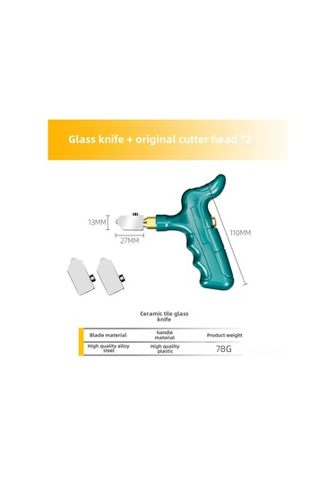 Springsun El Tipi Cam Ve Seramik Kesici Seti - Keskin Uçlar, Hassas Kontrol Ve Dayanıklı Tasarım İle Ev Projeleri İçin Tam Zırh Araç Paketi
