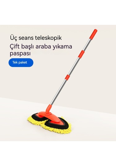 Aurora Araba Yıkama Paspassa Genç Çiftçi Kafa Bir Set Önen Teleskopik -