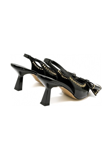 Topuklu/ Stiletto Kadın 3063041 Nacree Naplack Nero Siyah