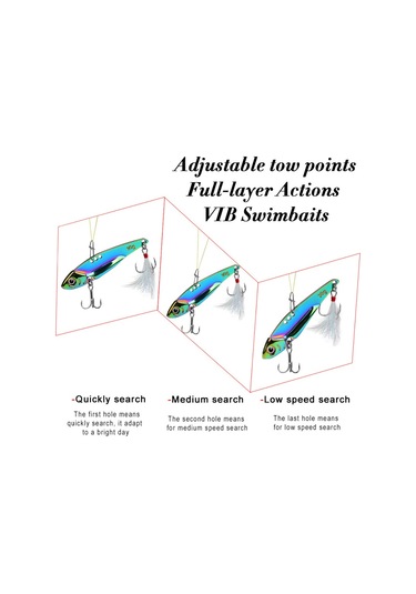 Springsun 5'li Yüksek Titreşimli Sert Metal Parlak Pul Levrek Sudak Alabalık Uzak Atış Olta Yemi