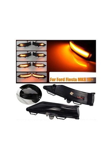 Ford Fiesta Mk8 2019+ Dinamik Sinyal Lambası Indica İçin Araç Yan Dikiz Aynası Işığı Led Sinyal Lambası - Yenilikçi Aydınlatma Çözümü