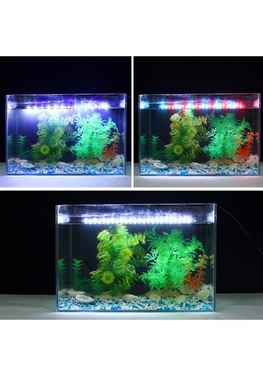 Maiyame Akvaryum Led Aydınlatma Beyaz Işık - 58cm Avrupa Standartı Parlak Ve Güvenli Akvaryum Peyzajı Için Beyaz