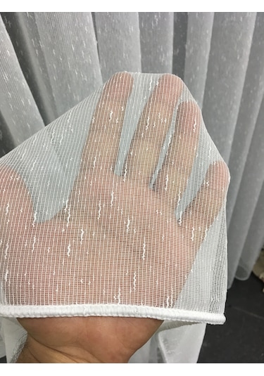 Perdefony Karyağdı Düz Tül Perde Eko Tül ekru