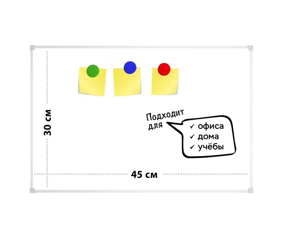 Infıld Manyetik Yazı Tahtası 30x45cm Pvc Çerçeveli 19037486 Diğer