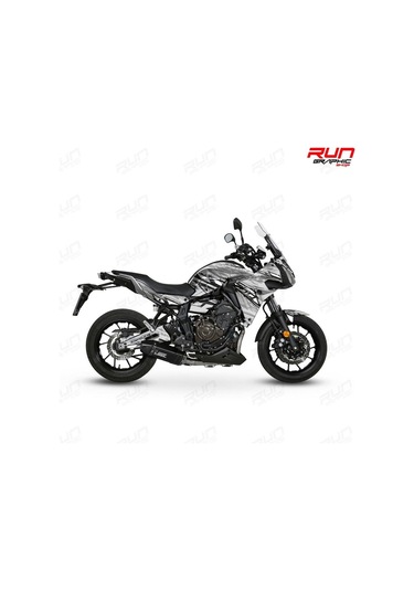 Yamaha Tracer 700 Wrıtıng Graphic Kit Sticker Set Beyaz