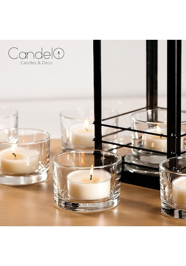 Tealight Mum - Beyaz Küçük Yuvarlak Yer Ve Masa Mumu 20 Adet