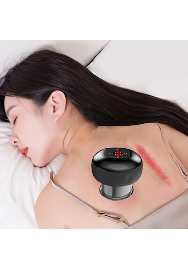 Electronıc Outlet Vücut Suntek Siyahı Masajı Kazıma Kas Gevşeme Elektrikli Lh Siyah