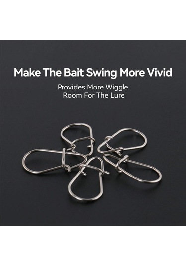 Krallık 25 Adet Balıkçılık Yapış Aracı Paslanmaz Çelik Tel Olta Konektörü Balıkçılık Aksesuarları 1