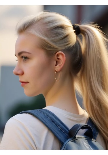 Zolotoj Merkurij Kongo Küpe Altın Kaplama 925 Ayar Gümüş 12320124 Altın