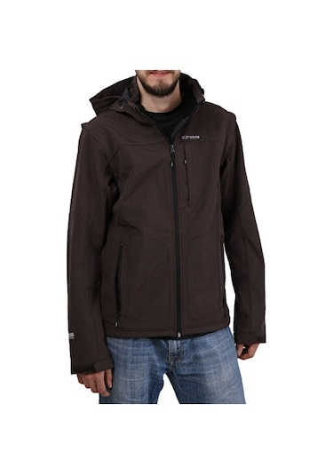 Icepeak Erkek Outdoor Montu Siyah Leonidas Softshell Jacket 57805 682 190