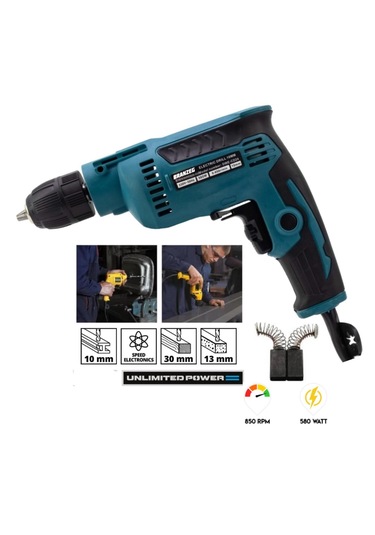 Branzeg BRZ105 Matkap 10 MM 580 W Devirli Vidalama