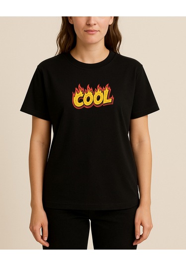 Hugo Boss Cool Baskılı T-shirt Siyah