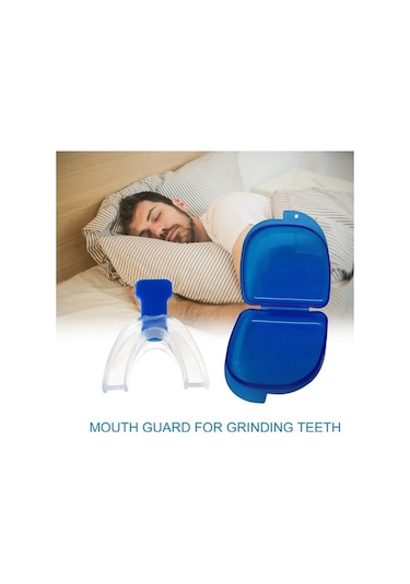 Createtech Vkemall Mavi Kadın Horlama Önleyici Erkek Diş Gıcırdatma Bruksizm Çözüm Cihazı Ağız Koruyucu