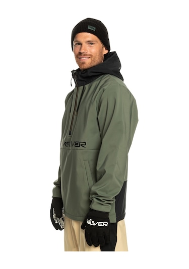 Quiksilver Live For The Ride Erkek Softshell Yeşil