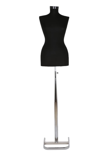 Rafburada Rafburada® Süngerli Terzi Prova Mankeni.Siyah Ve Gold Renk Prova