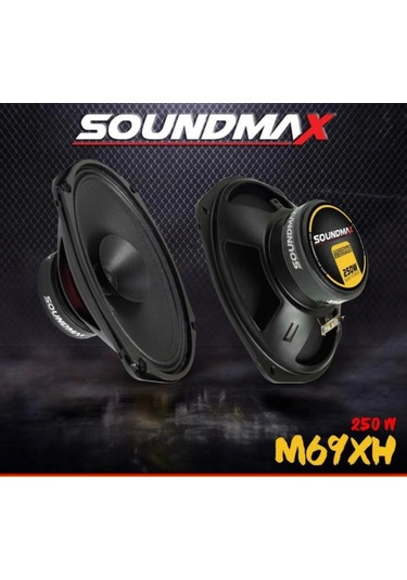 Soundmax 6X9 Midrange Ciftti 500Wat 200Rms İki Adet Kapaklı