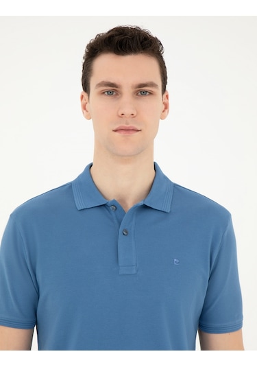Pierre Cardin Erkek Koyu Mavi Tişört Basic 50280754-Vr032 Koyu Mavi