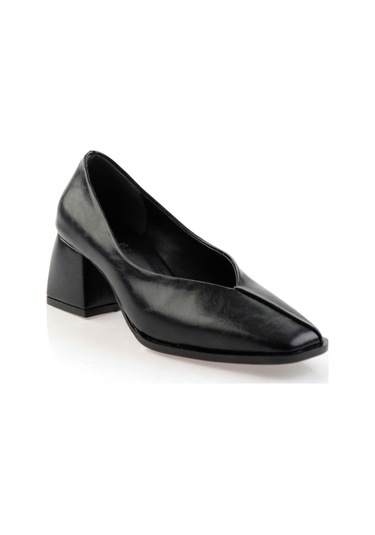 Siyah Kadın Klasik Topuklu Ayakkabı K01565015742 Siyah