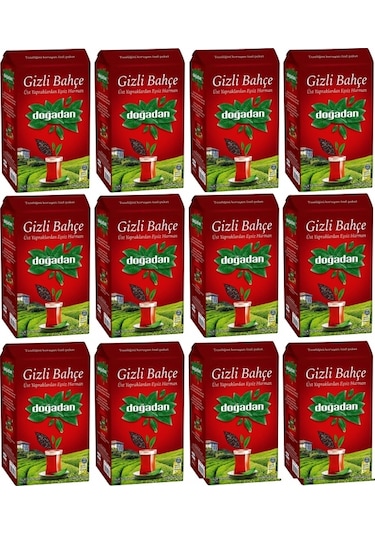 Doğadan Gizli Bahçe Siyah Çay 12x1 Kg