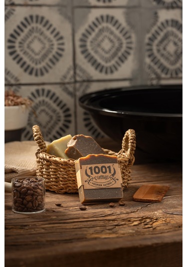 1001 Çiftliği El Yapımı Doğal Kahveli Sabun