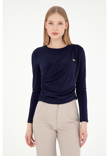 U.S. Polo Assn. Kadın Lacivert Bisiklet Yaka Sweatshırt 50291561-VR033 U.S. Polo Assn. Kadın Lacivert Bisiklet Yaka Sweatshırt 50291561-VR033