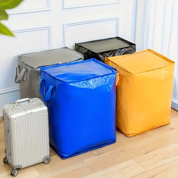 Willowhaven Mavi 63.4 Gal Kapaklı Dayanıklı Saklama Çantası Yatak Altı Tekerlekli Mavi