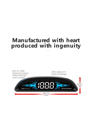 Araba Yeni Obd Kilometre Head-up Display B2 Çok Fonksiyonlu K20441