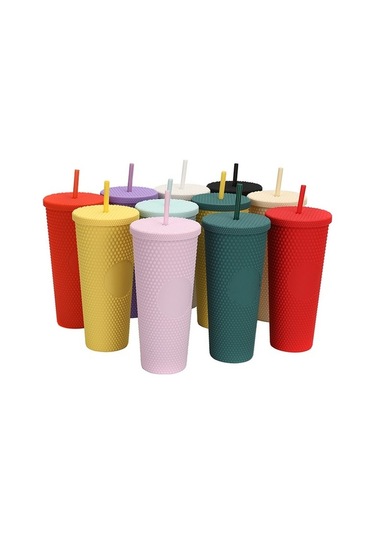 Novahub Renkli Şeffaf Abs Su Bardağı - 22.8cm, 310g, Farklı Renkler Mevcut Diğer