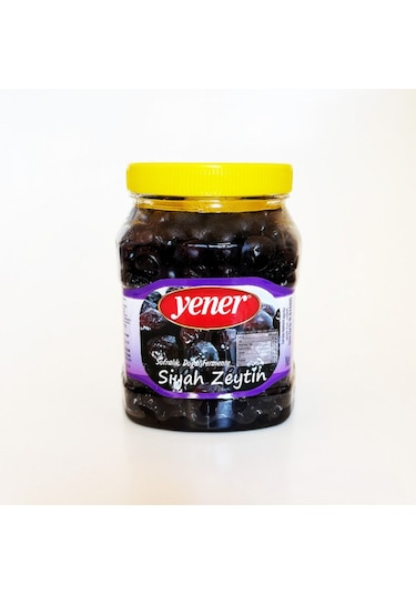 Yener Siyah Sele Zeytin 1,000 Gr Doğal Fermante