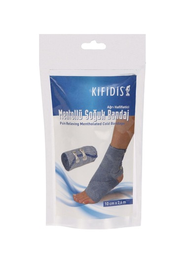 Kifidis Ağrı Hafifletici Mentollü Soğuk Bandaj 10 Cm X 2,6 M