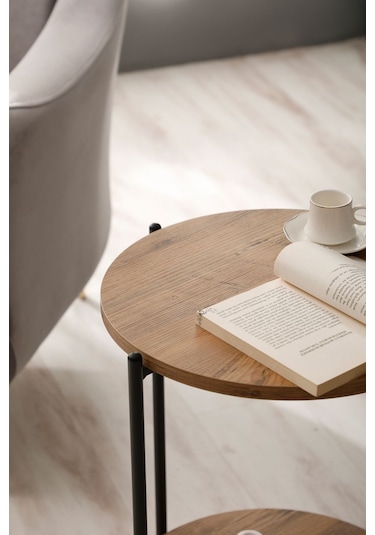 Sehpa Q42x60 Cm Antrasit Siyah