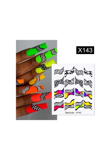 Su Transferli Nail Art Sticker X143 53925-9