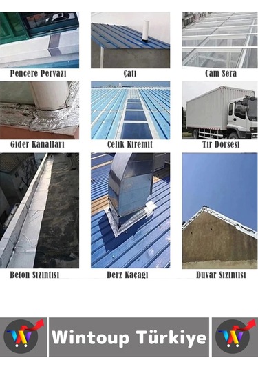 Ultra Güçlü Su Geçirmez Isıya Dayanıklı Alüminyum Folyo İzolasyon Tamirat 72 Mm X 2 Metre Çamur Bant