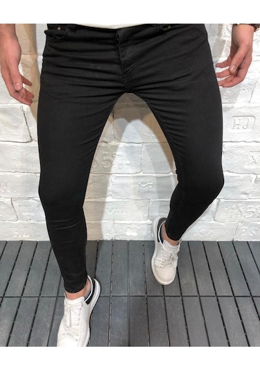 Bilek Boy Likralı Skinny Fit Erkek Kot Pantolon