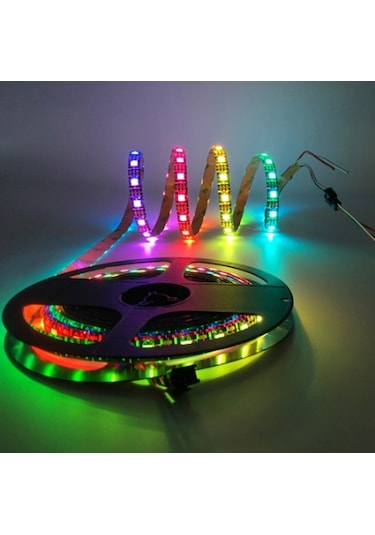 Aukes Rgb Şerit Led 5M Silikonlu Dış / İç Mekan