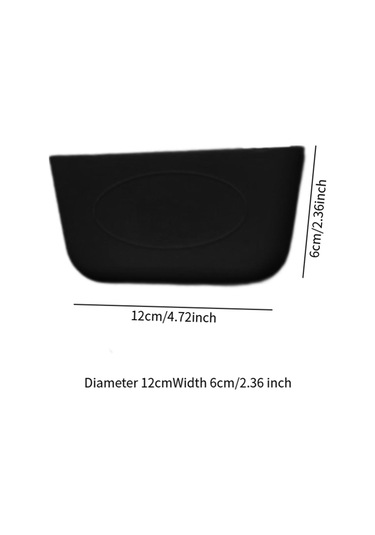 Homyl Tencere Kulp Kapağı Potholders Wok Ev Tava Için Yalıtım Siyah