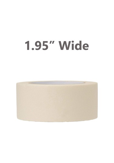 Geniş Maskeleme Bandı 2 İnç, 6 Paket Beyaz Maskeleme Bant Yığın Çoklu Paket, Genel Amaç