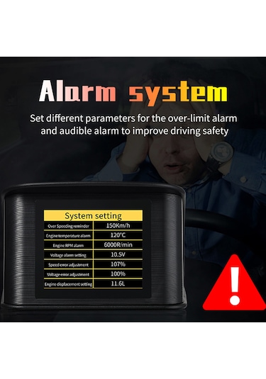 Singree Akıllı Hud Göstergesi - 2.2" Obdıı Araç Hız Göstergesi, Hız/mesafe/zaman Ve Daha Fazlasını Gösterir