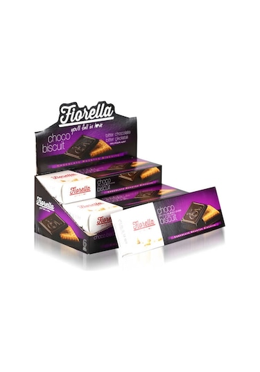 Fiorella Chocobiscuit Bitter Çikolatalı Bisküvi 102 Gr. 6 Adet (1 Kutu)