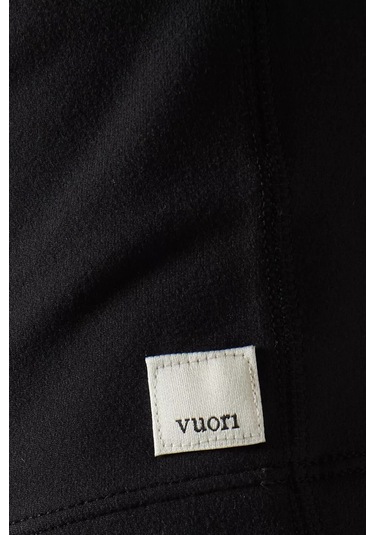 Vuori Dreamknit Halo Bebek Tişörtü, Yumuşak & Çok Yönlü, Çevre Dostu Siyah