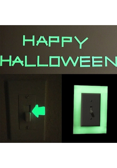 Karanlıkta Işık Veren Yansıyan 4 Metre Fosforlu Yeşil Şerit Bant (432996392)