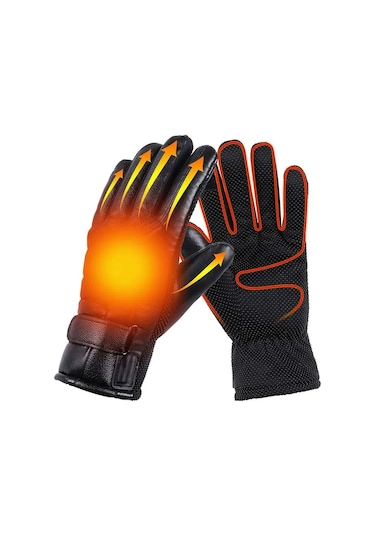 Shineyee Usb Isıtmalı Eldivenler: Su Geçirmez, Dokunmatik Ekran Uyumlu, Motosiklet Ve Bisiklet İçin Soğuk Kış Eldiveni