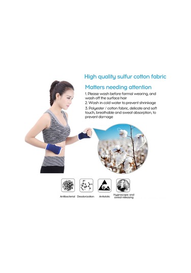 Yaleker Spor Eldiveni, Pamuklu Dokuma, El Ve Bilek Koruyucu, Isı Sağlar, Spor Faaliyetleri İçin Uygun, 12cm 9cm, 1 Adet